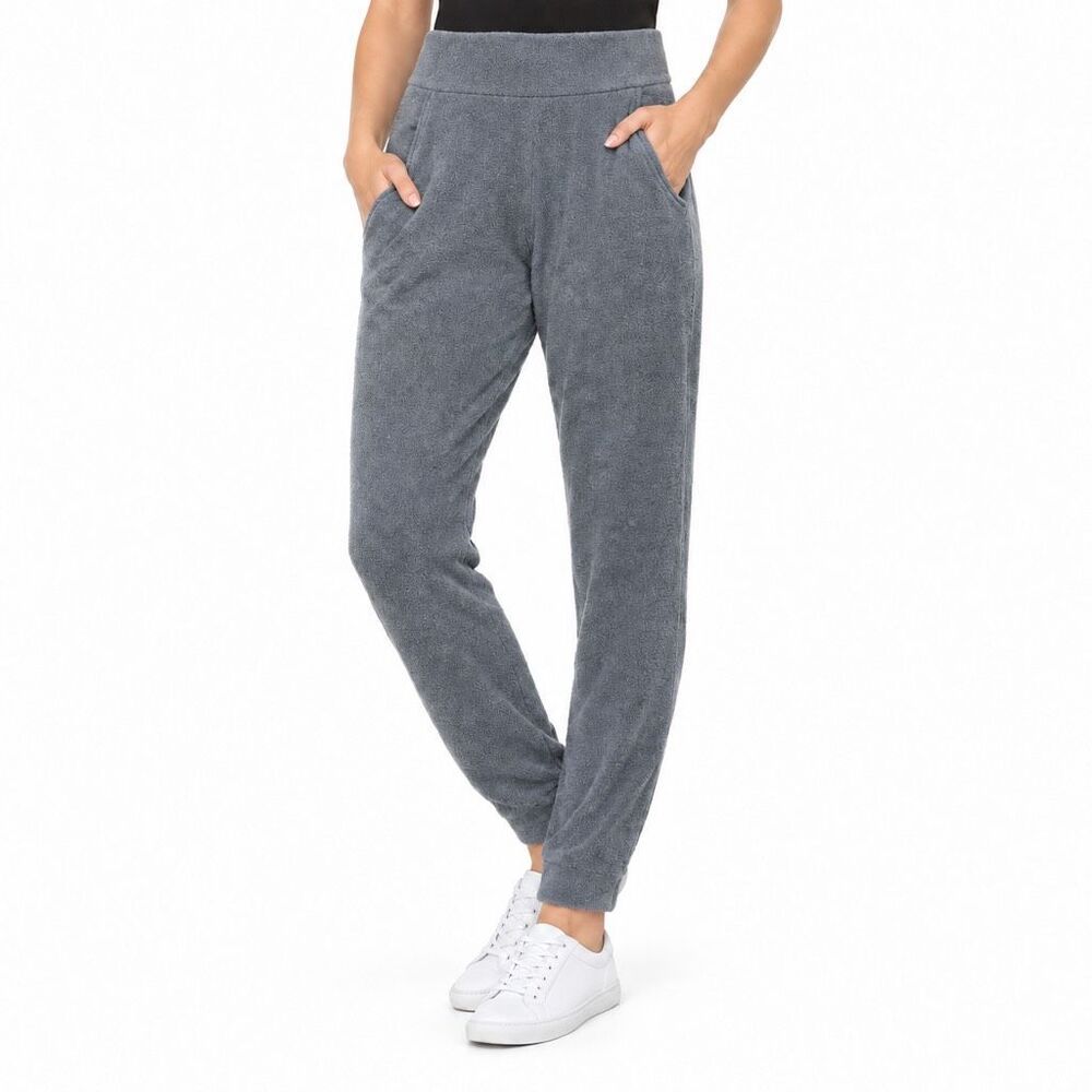Young Fabulous & Broke Fuzzy Knit Lounge Pants Gray XS